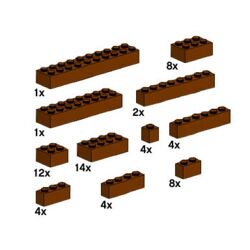 Assorted Brown Bricks 10147