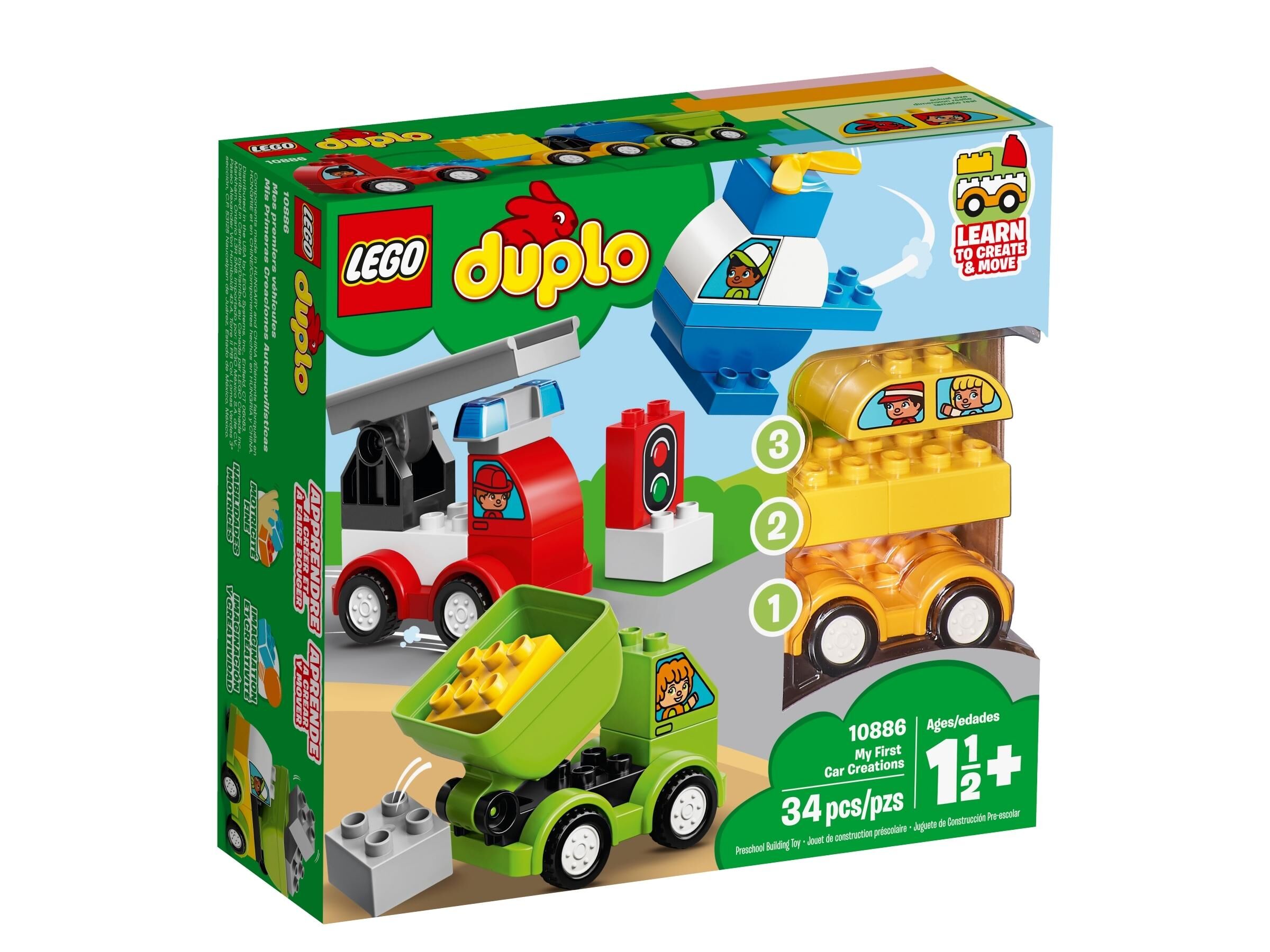 Koop LEGO Mijn eerste auto creaties 10886 goedkoop