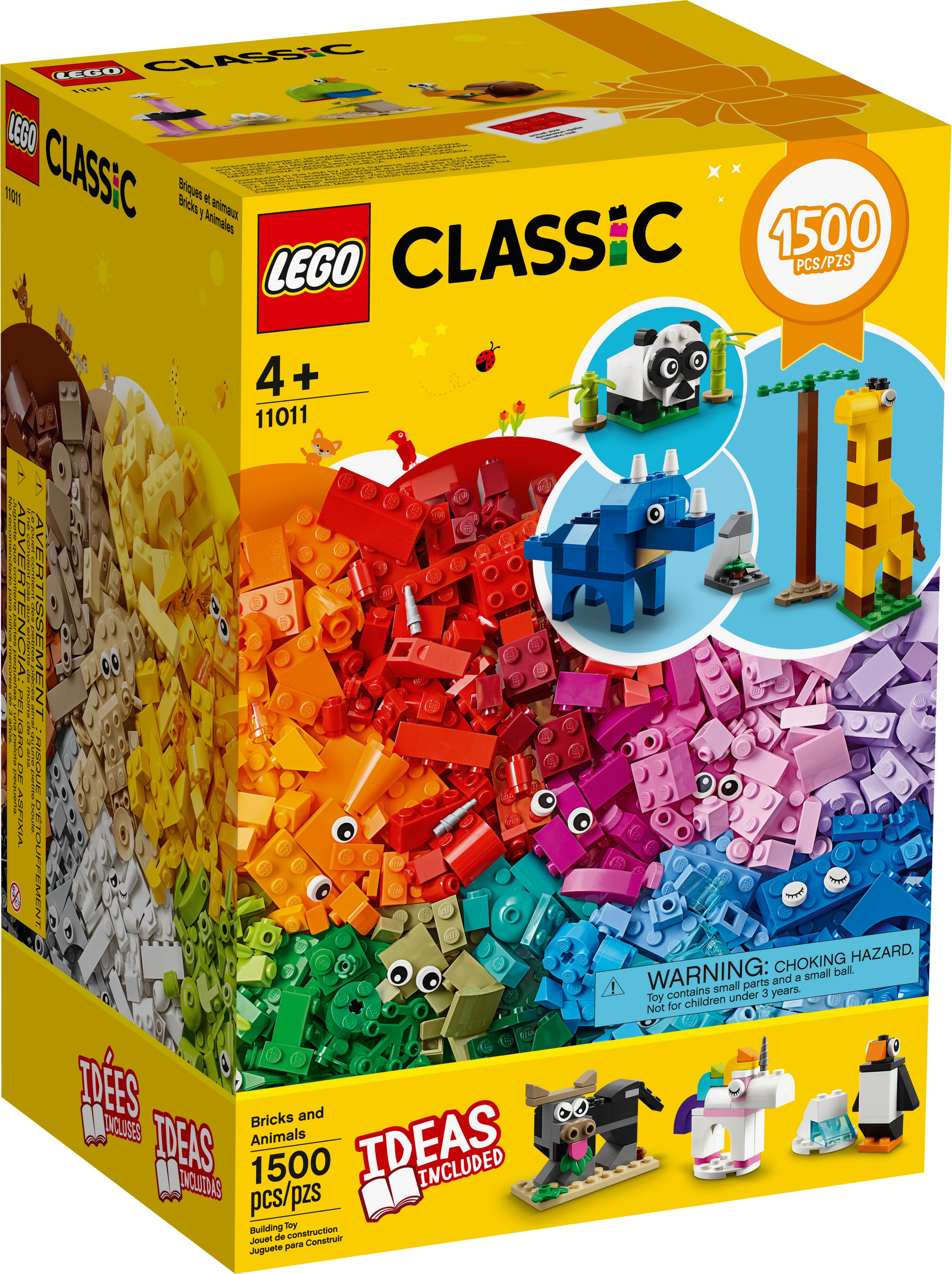 lego 11011 classic bricks and animals