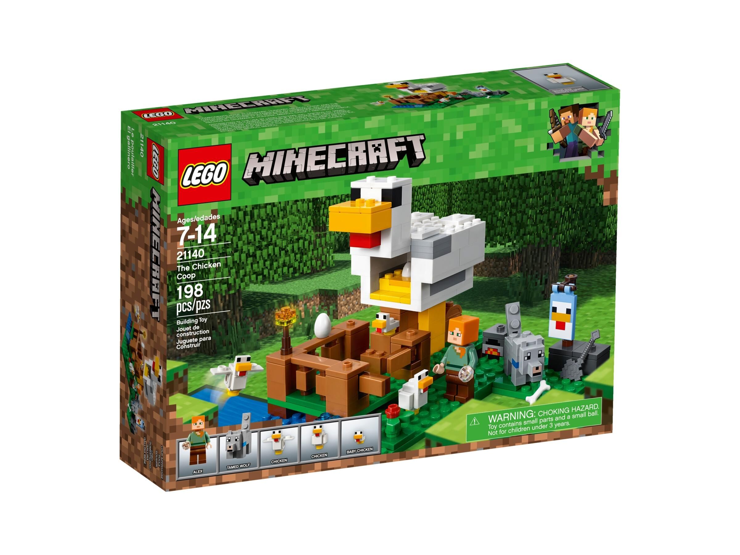 Chicken coop best sale lego minecraft