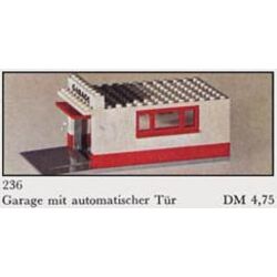 Garage with Automatic Door (Gray base and door frame) 236