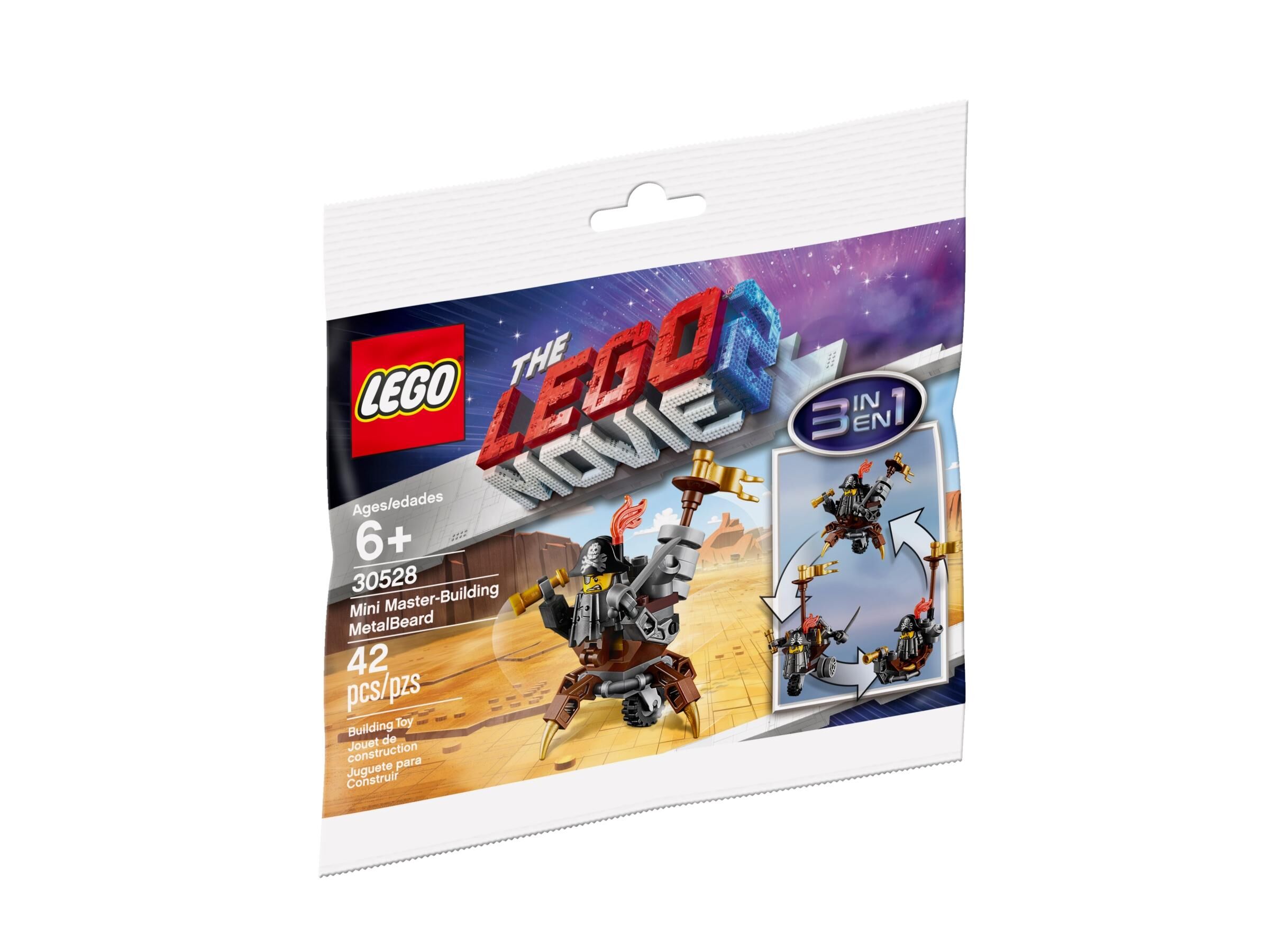 LEGO 30528 Mini Master-building MetalBeard Movie 2 3in1 Polybag for sale online 