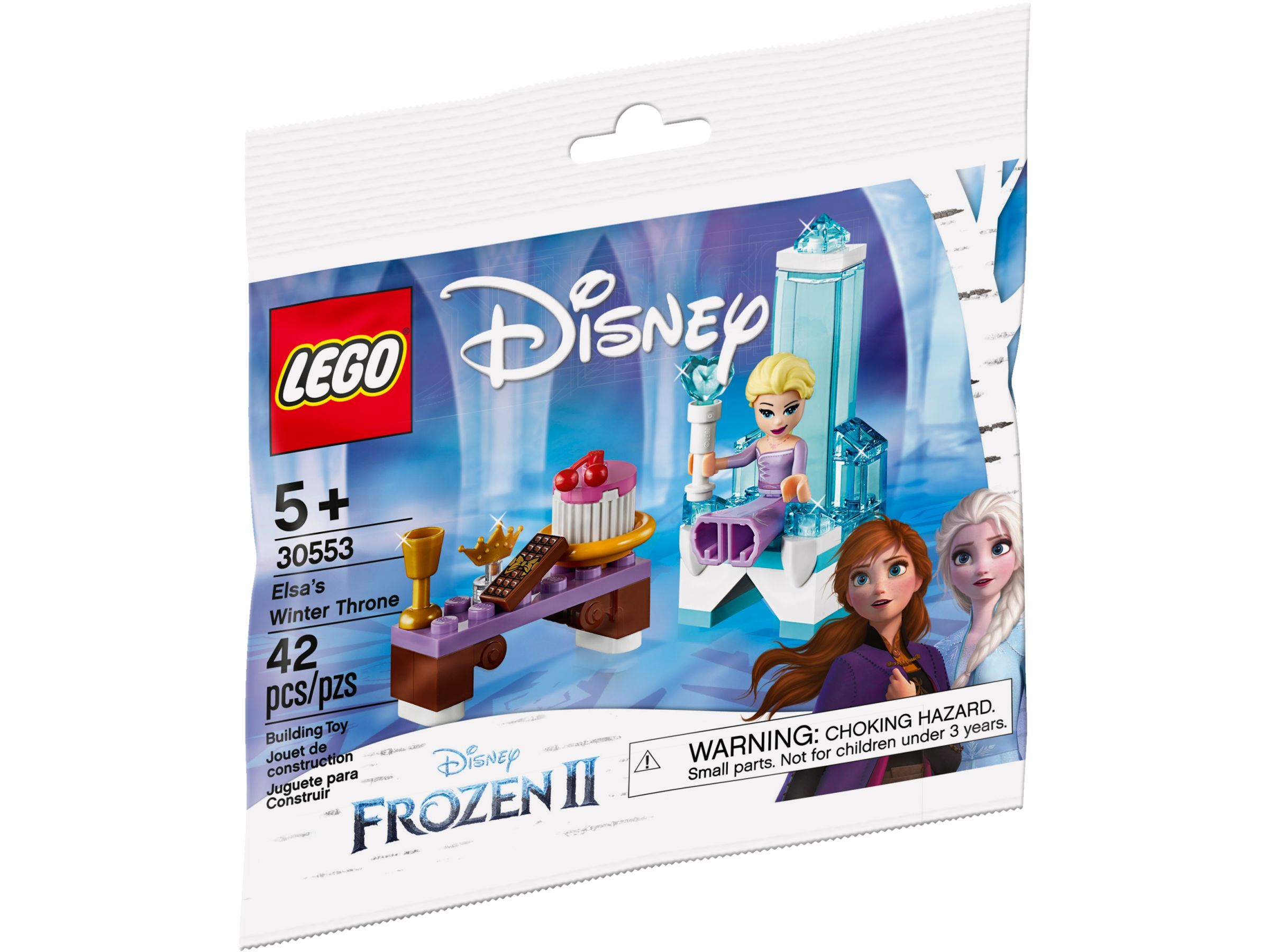 elsa throne lego