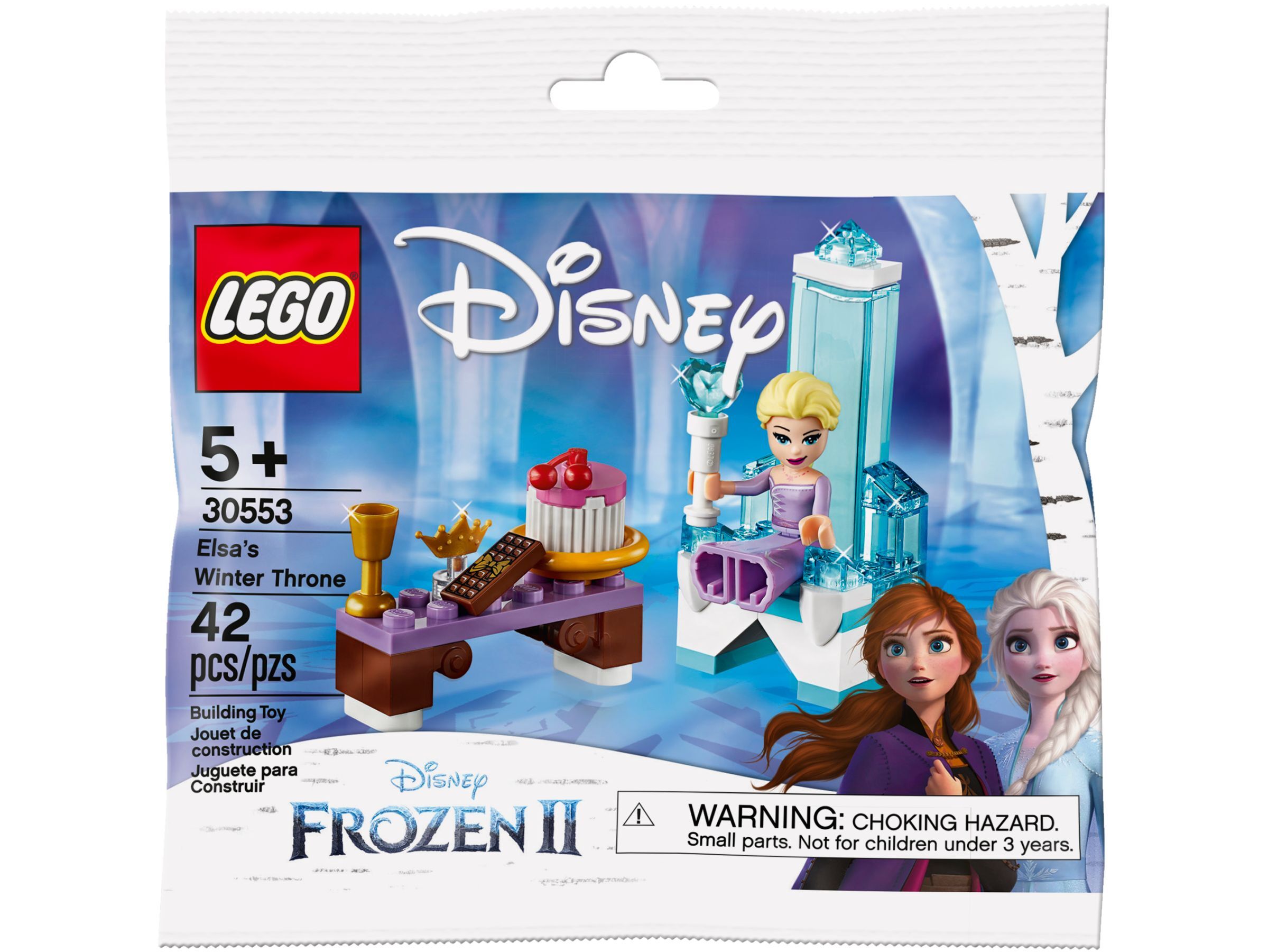 elsa throne lego