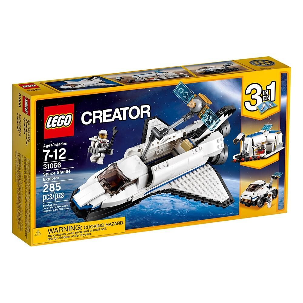 Lego creator space shuttle explorer 31066 building discount kit