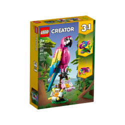 LEGO Creator Le perroquet exotique rose 31144 (253 pièces) Ensemble de jeu  de construction Comprend 253 pièces, 7+ ans 