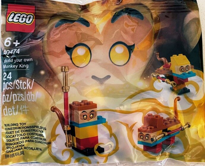 Bagged LEGO Monkie Kid Build Your Own Monkey King Polybag Set 40474 