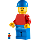 Up-Scaled Lego Minifigure 40649 thumbnail-1