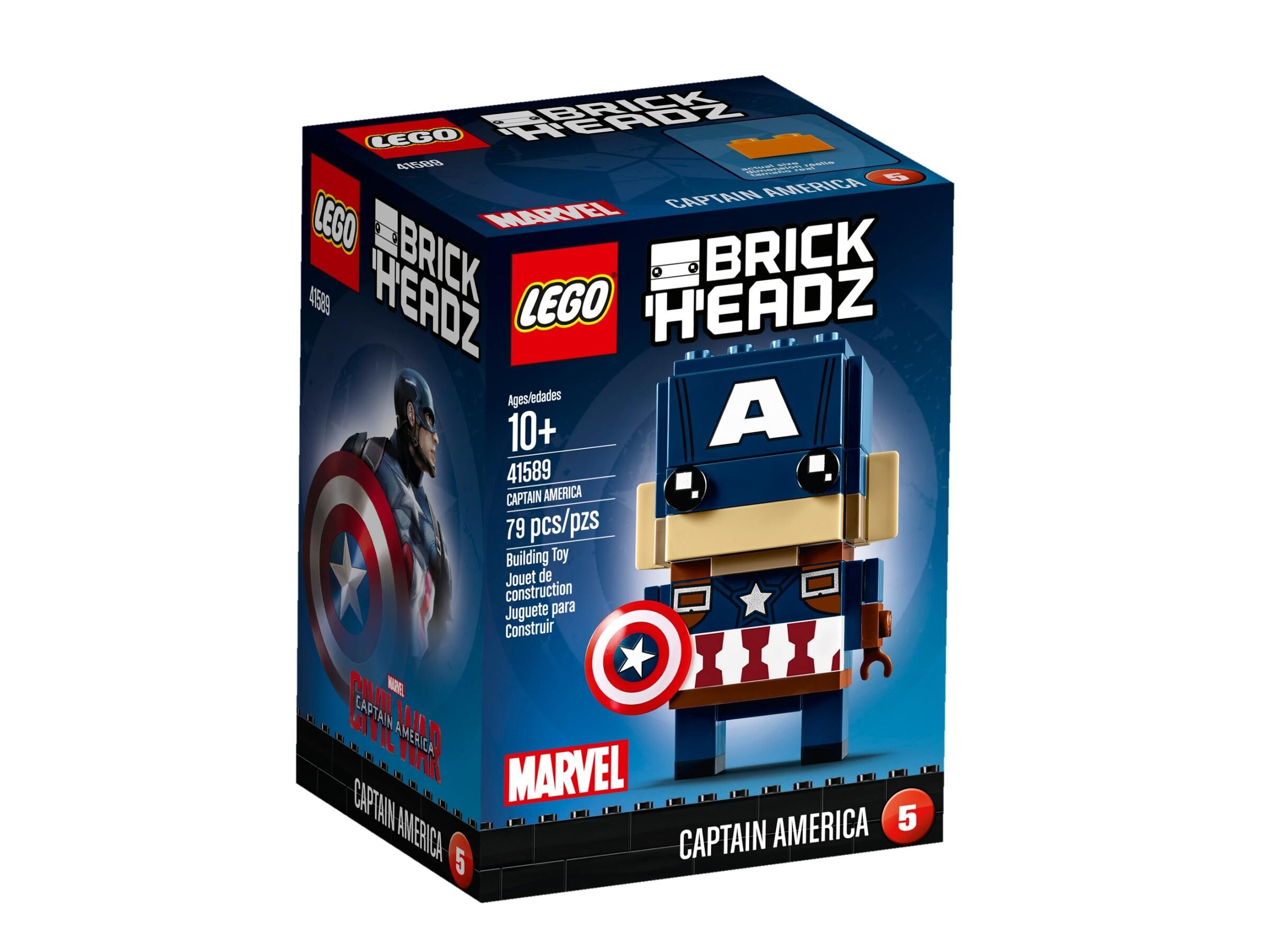 captain america brickheadz