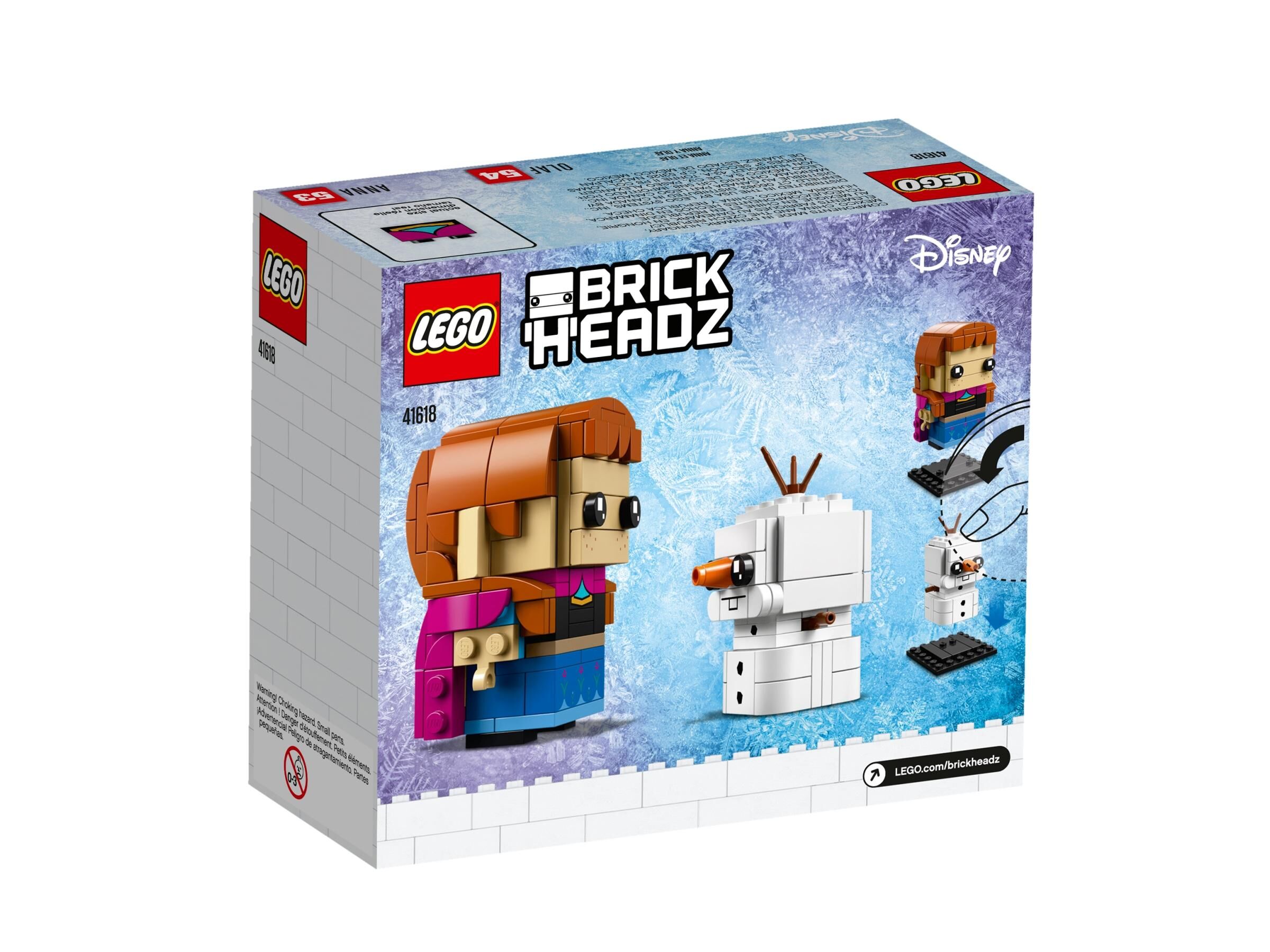 brickheadz anna and olaf