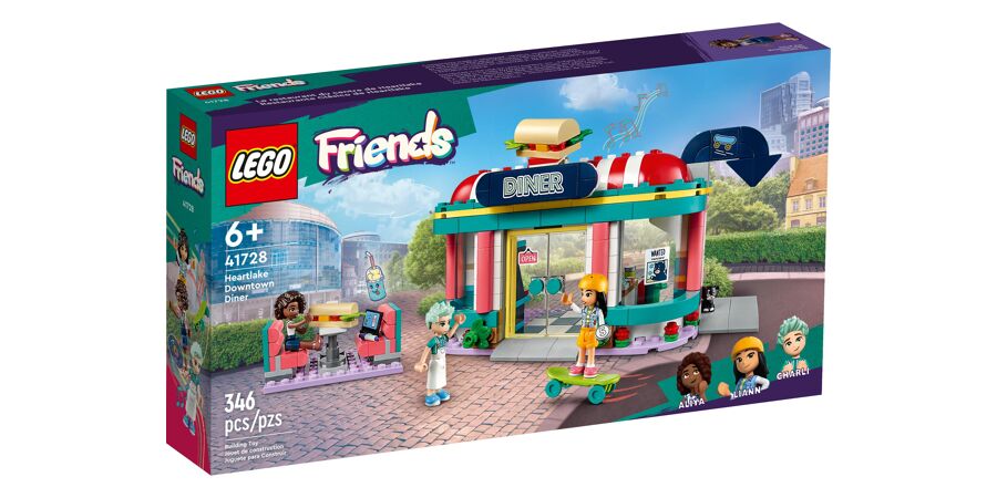 LEGO 41728 Friends Le Snack du Centre-Ville, Jouet Enfants, Filles