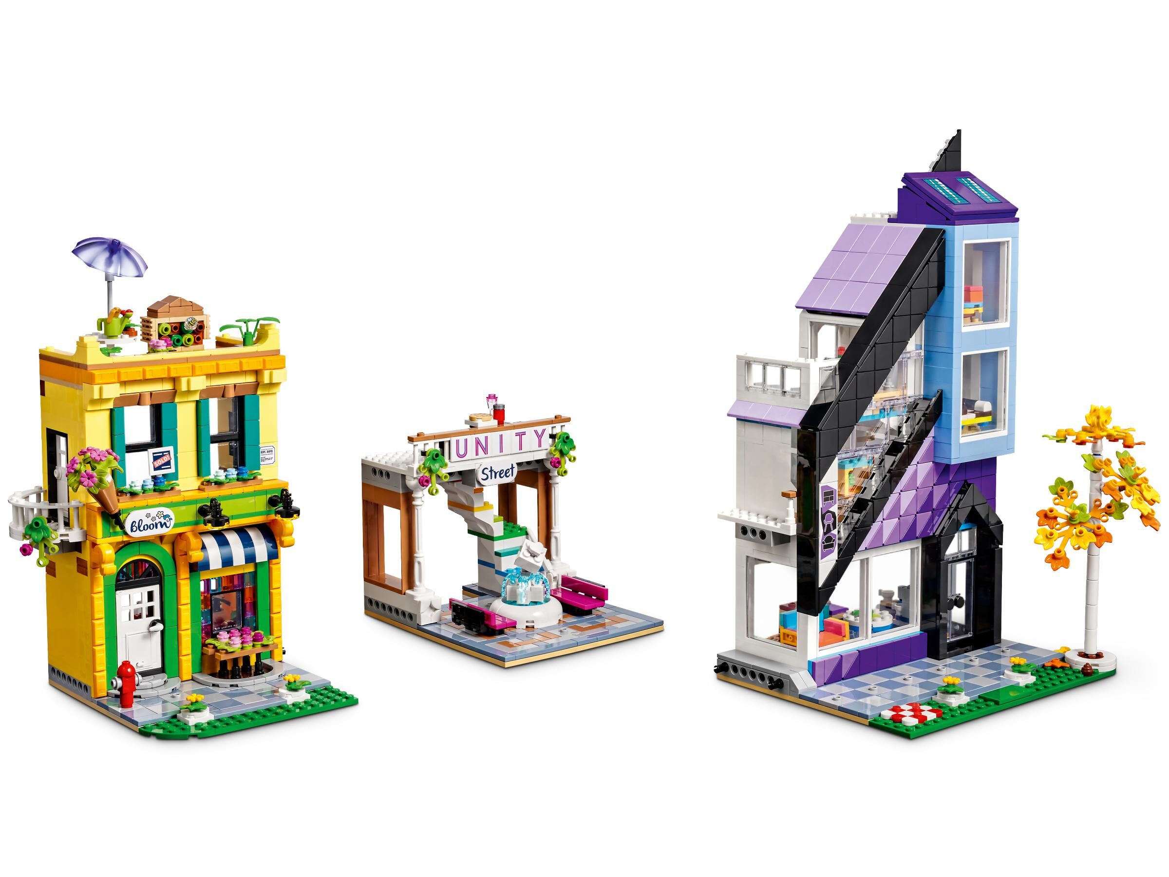 LEGO® 41732 Downtown Flower and Design Stores - ToyPro