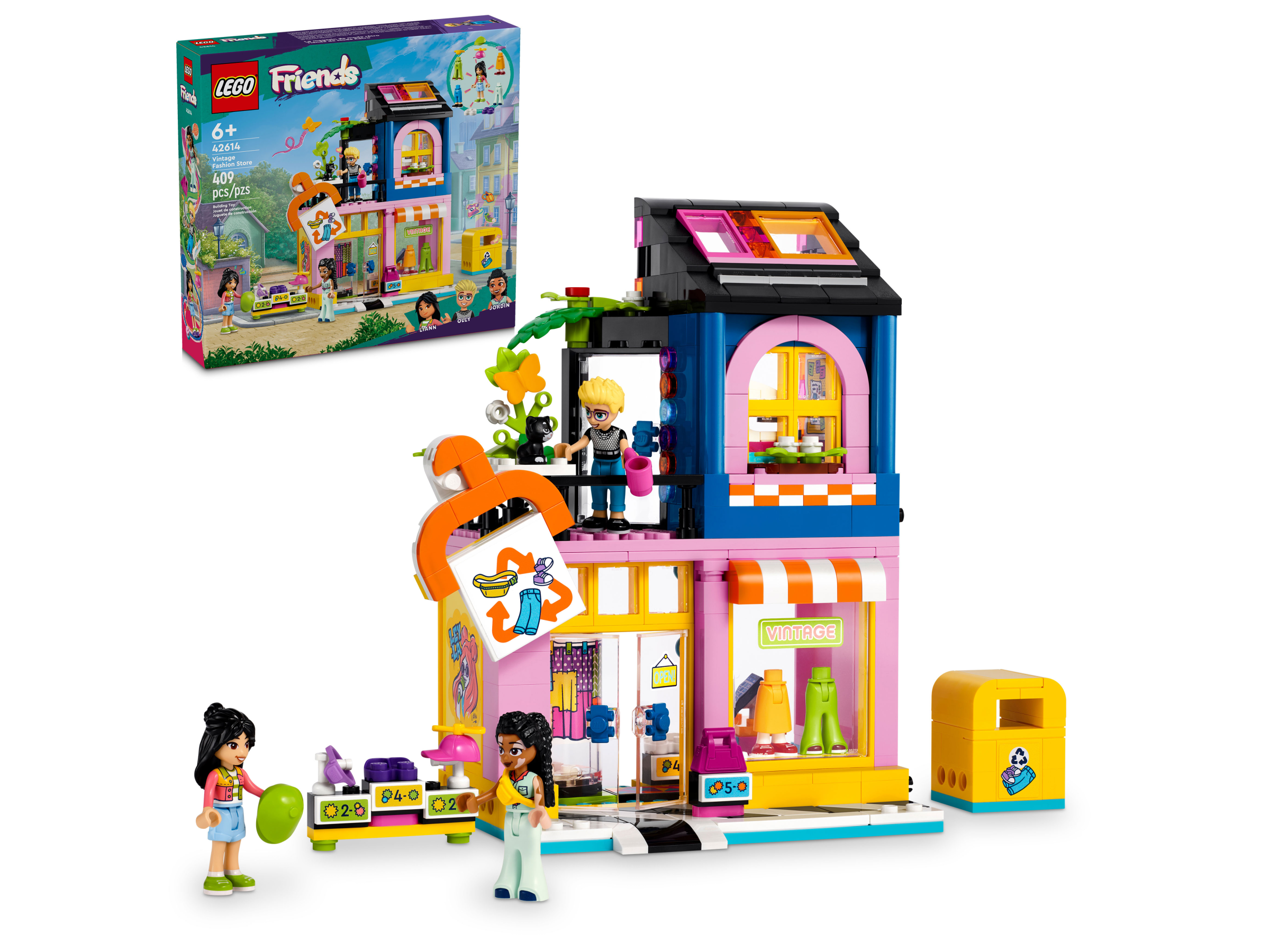 LEGO 41728 Friends Le Snack du Centre-Ville, Jouet Enfants, Filles