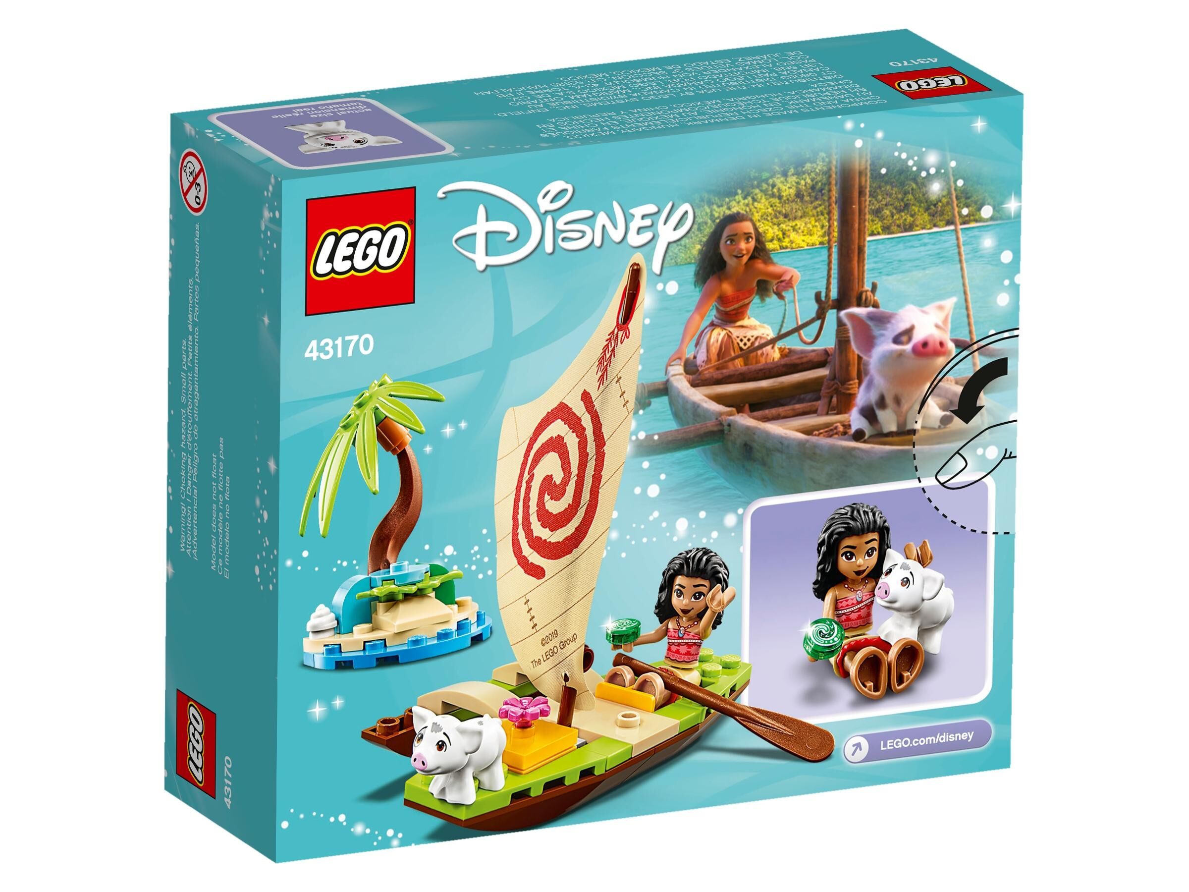 moana lego 43170