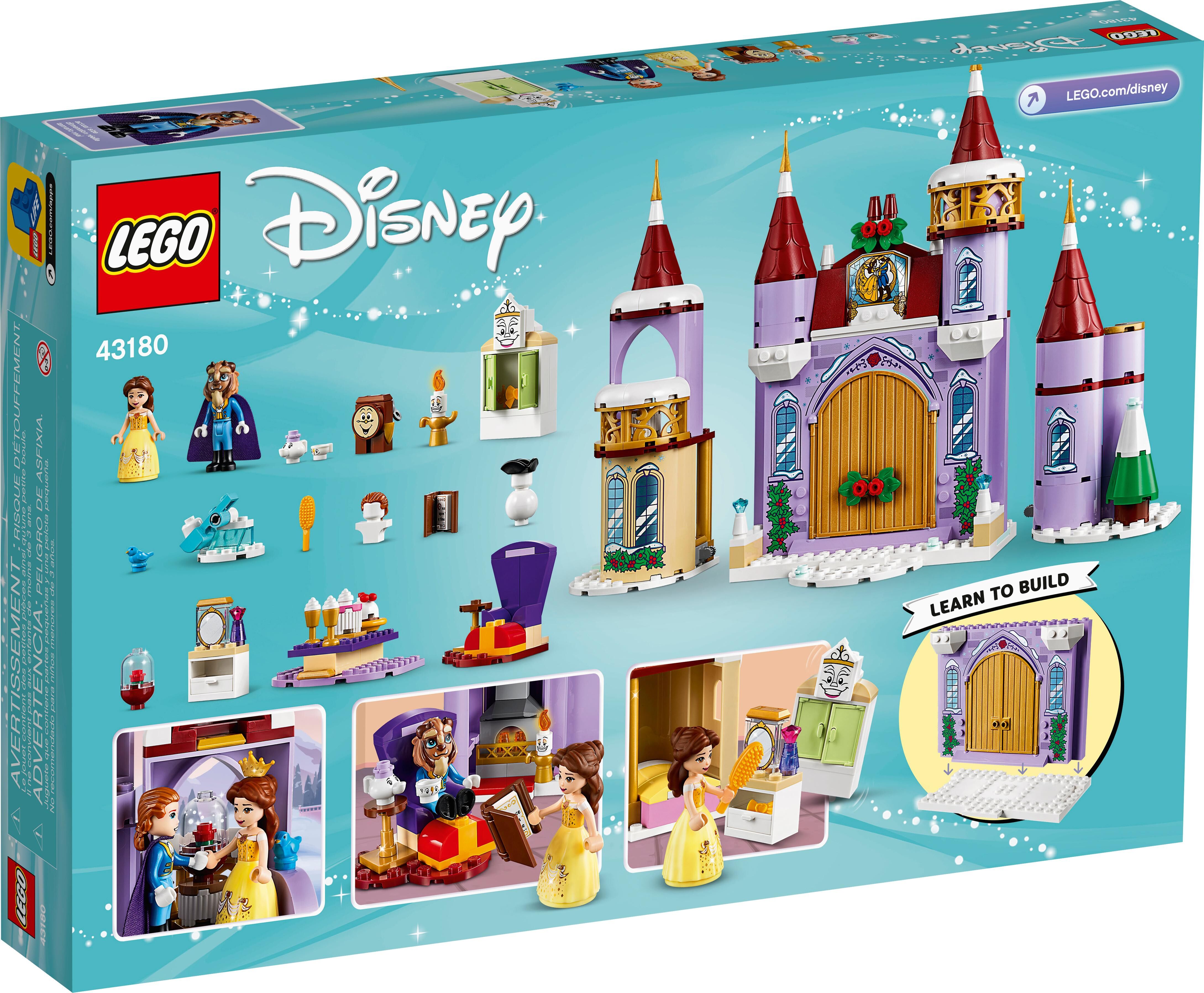 lego belle winter castle