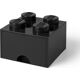 Brique noire de rangement Lego à tiroir et à 4 tenons 5005711 thumbnail-0