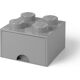 Brique gris pierre de rangement Lego à tiroir et à 4 tenons 5005713 thumbnail-0