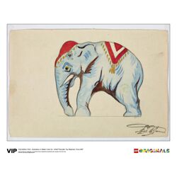 Illustration Wooden Toy Elephant 5005997