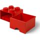 LEGO 4 stud Red Storage Brick Drawer 5006129 thumbnail-0