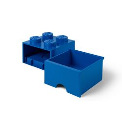 LEGO 4 stud Blue Storage Brick Drawer 5006130