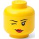 Rangement en forme de tête de fille Lego – Mini (clin d'œil) 5006211 thumbnail-1
