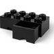 Brique noire de rangement Lego à tiroir et à 8 tenons 5006248 thumbnail-1