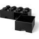 Brique noire de rangement Lego à tiroir et à 8 tenons 5006248 thumbnail-3