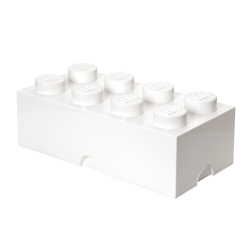 8-Stud Storage Brick - White 5006913