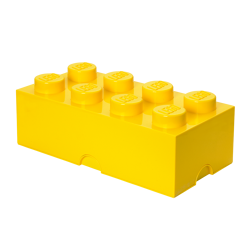 8-Stud Storage Brick - Yellow 5006916