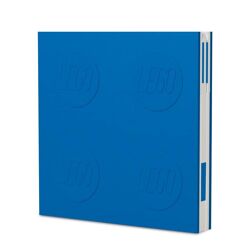 Verschließbares Notizbuch mit Gelschreiber in Blau 5007237