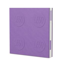 Verschließbares Notizbuch mit Gelschreiber in Lavendel 5007245