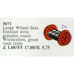 Wheel Sets Large, Red 5071