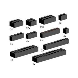 Basic Bricks Black 5144