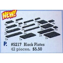 Black Plates Assorted 5217