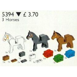 3 Horses and Saddles 5394