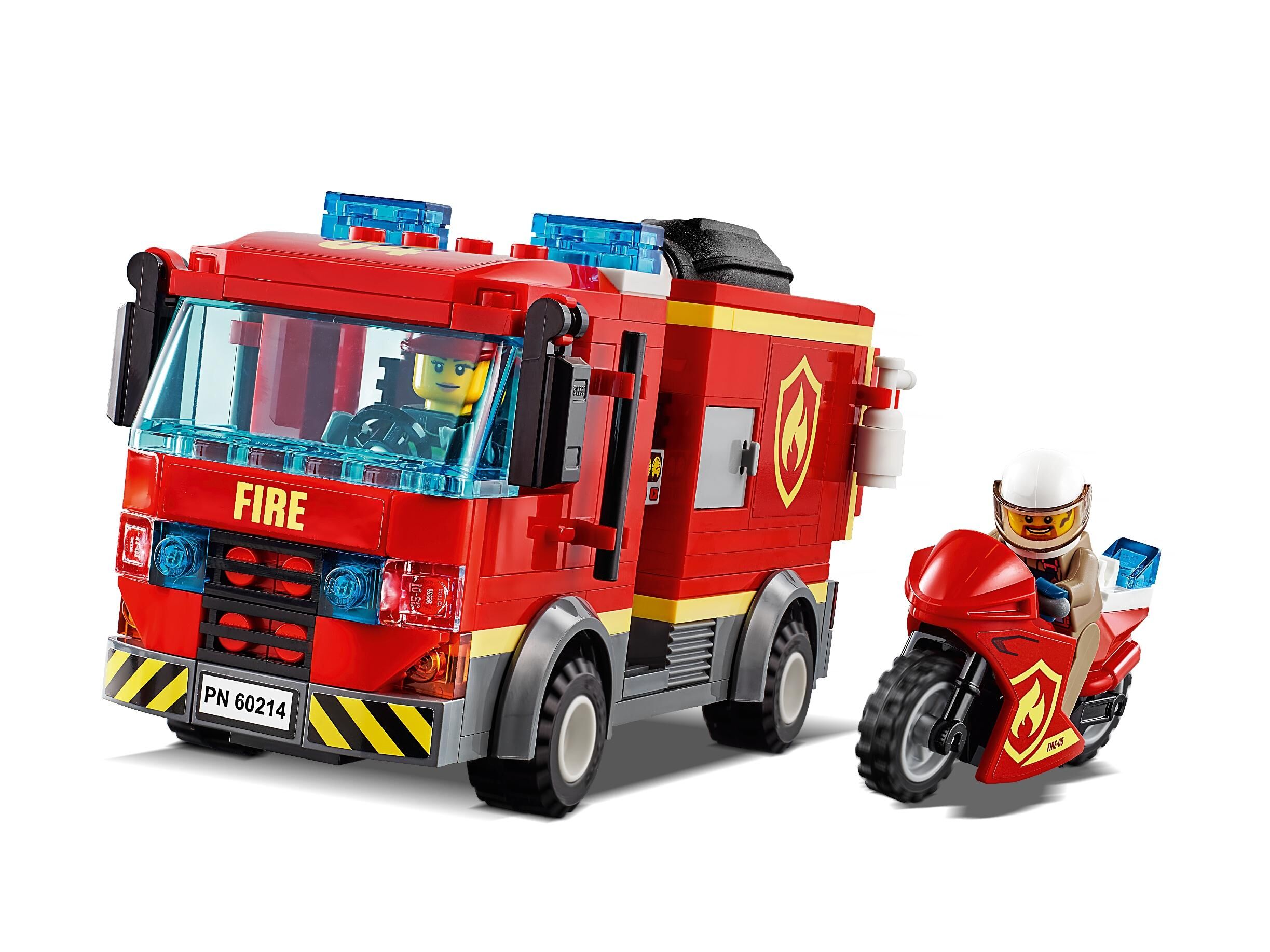 LEGO® City 60214 Feuerwehreinsatz im Burger-Restaurant Wasser Neuheit N3/19 