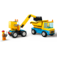 Construction Trucks and Wrecking Ball Crane 60391 thumbnail-2