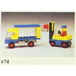 Forklift and Truck 674