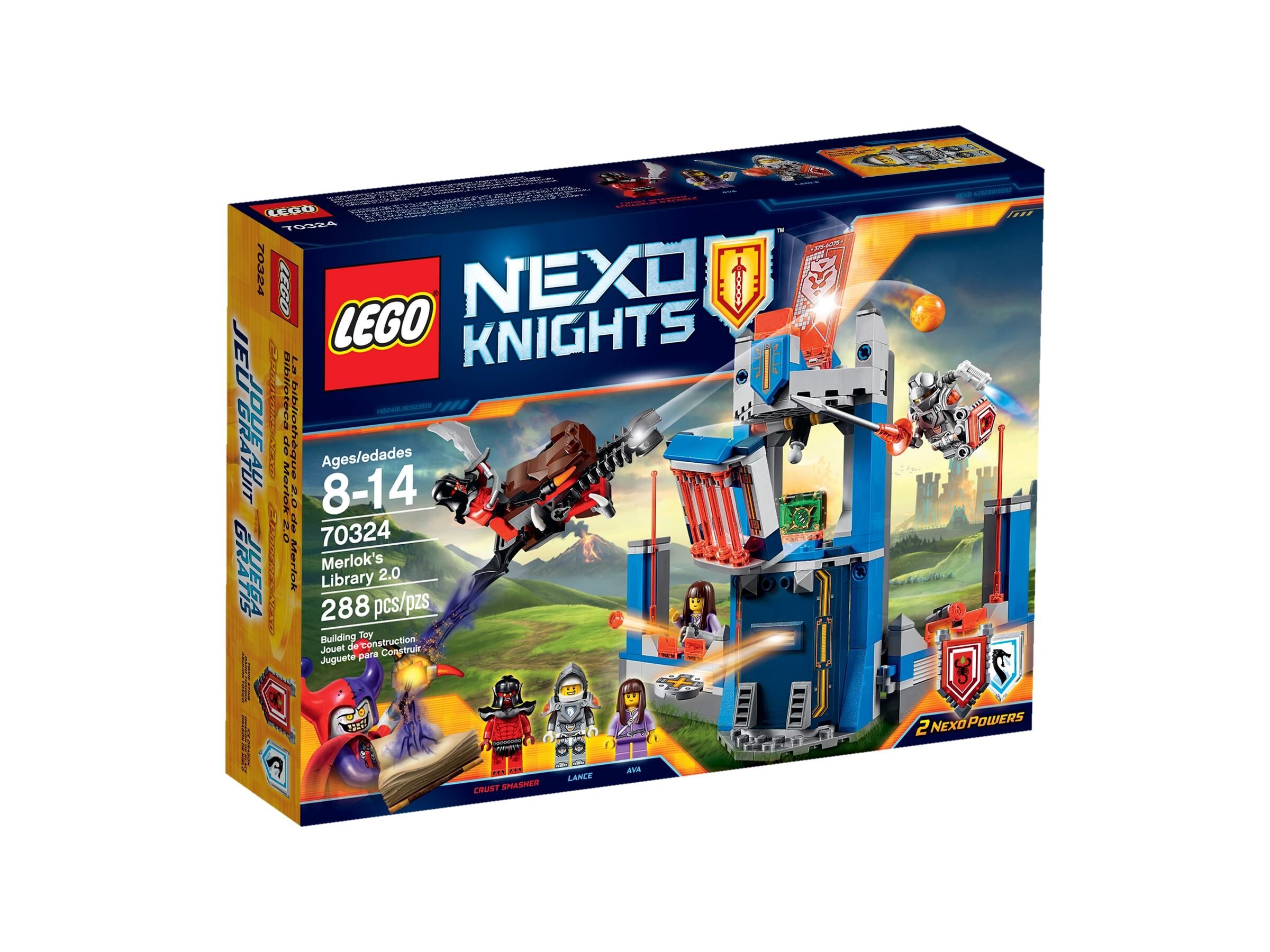 30374 70330-100% COMPLETO 70331 LEGO Nexo Cavalieri Bundle-Set di 4: 70310 