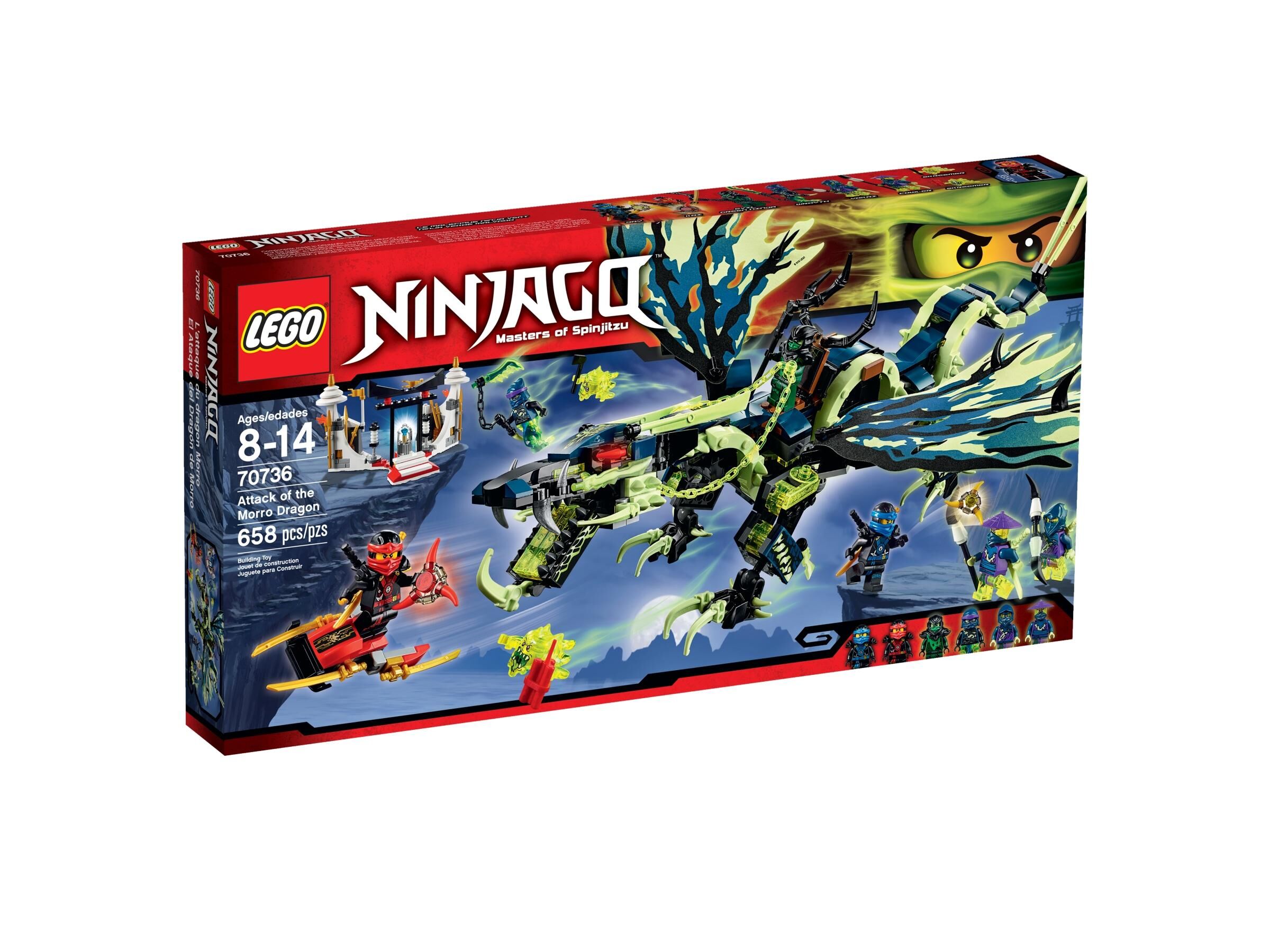 Lego ninjago attack of the morro clearance dragon