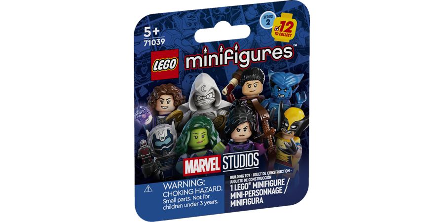 LEGO 71039 Marvel Series 2 Mini Figures, 1 of 12 Iconic Disney+ Characters  to Collect in Each Bag Including Wolverine, Hawkeye, She-Hulk, Echo and