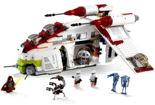 old lego republic gunship