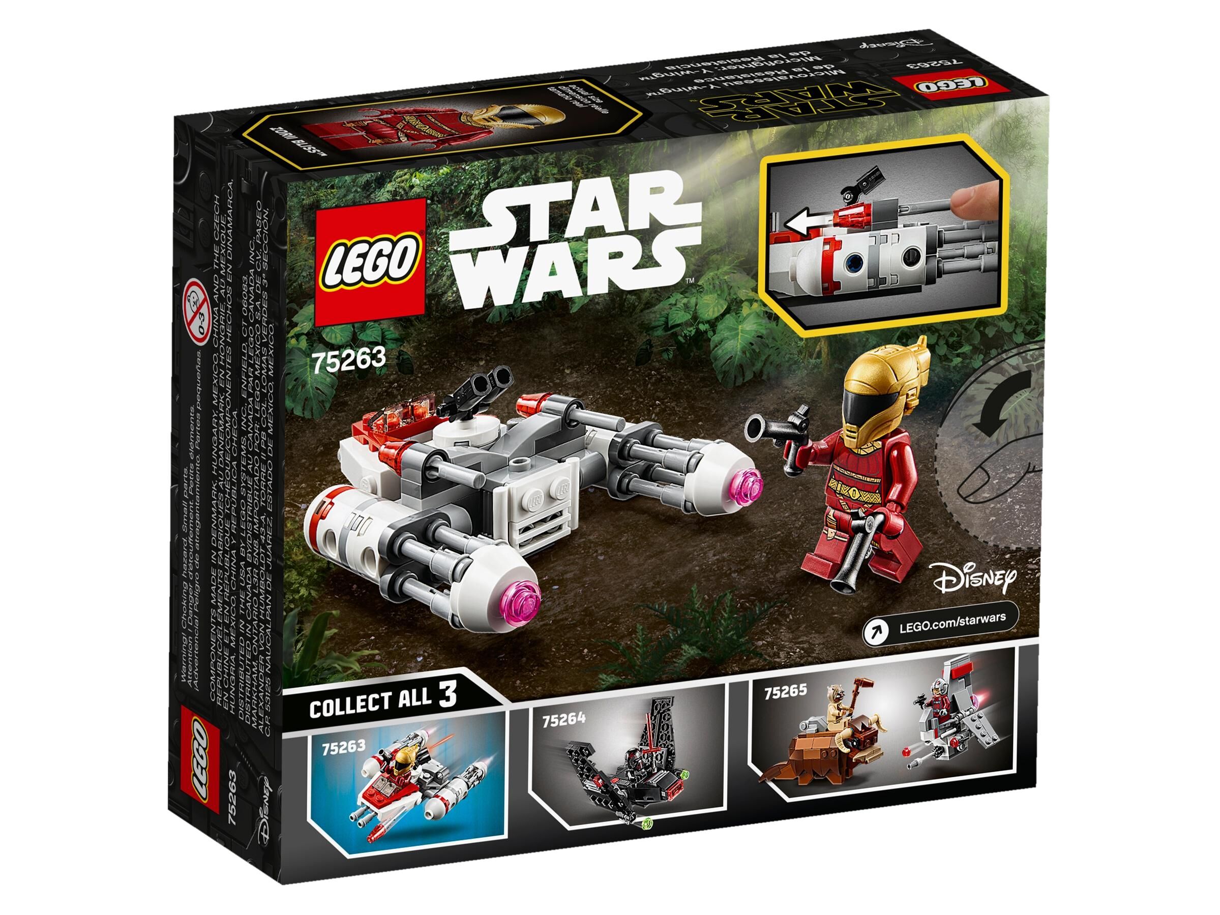 lego resistance y wing microfighter