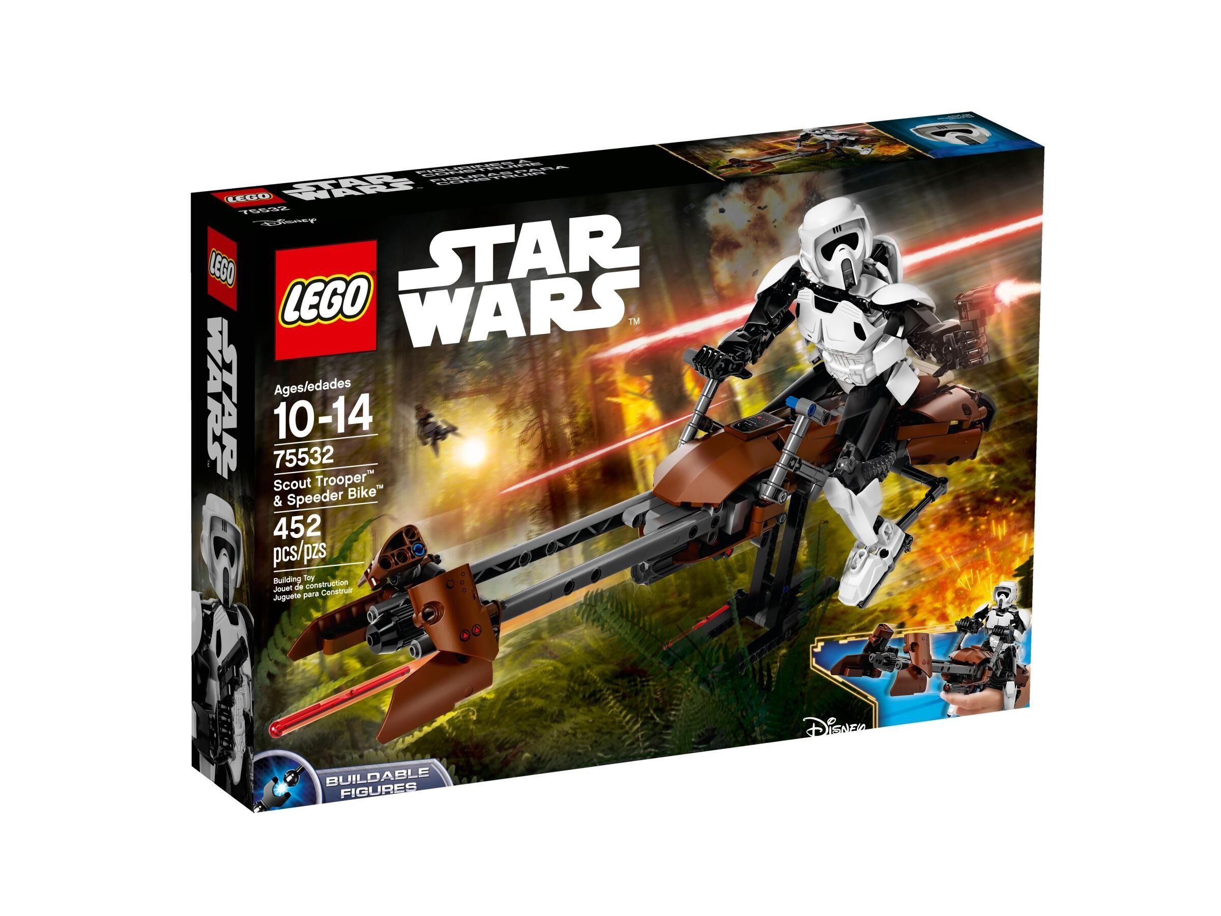 Lego scout trooper online speeder bike