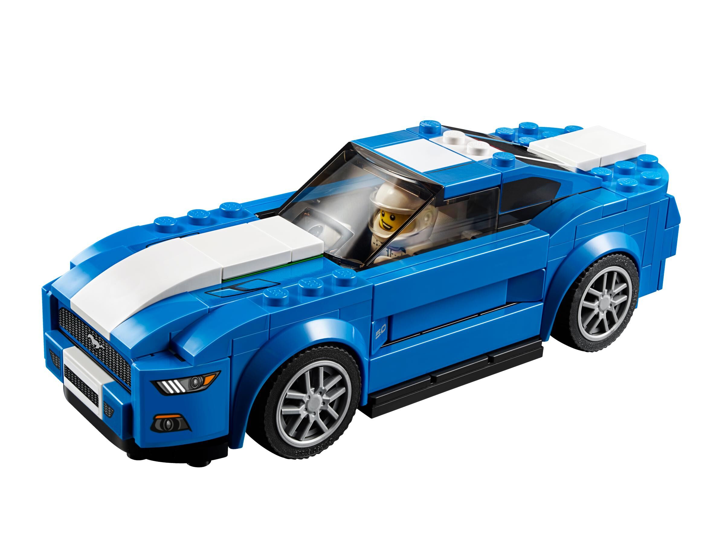 lego speed champions blue mustang