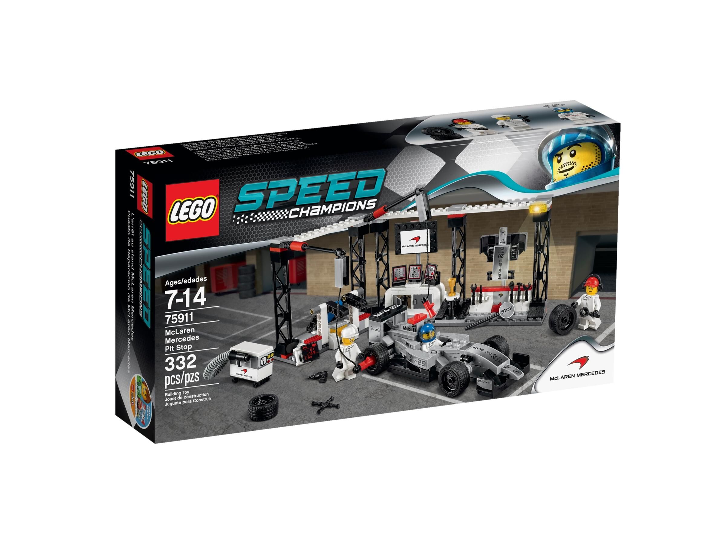 Lego mclaren mercedes sales pit stop