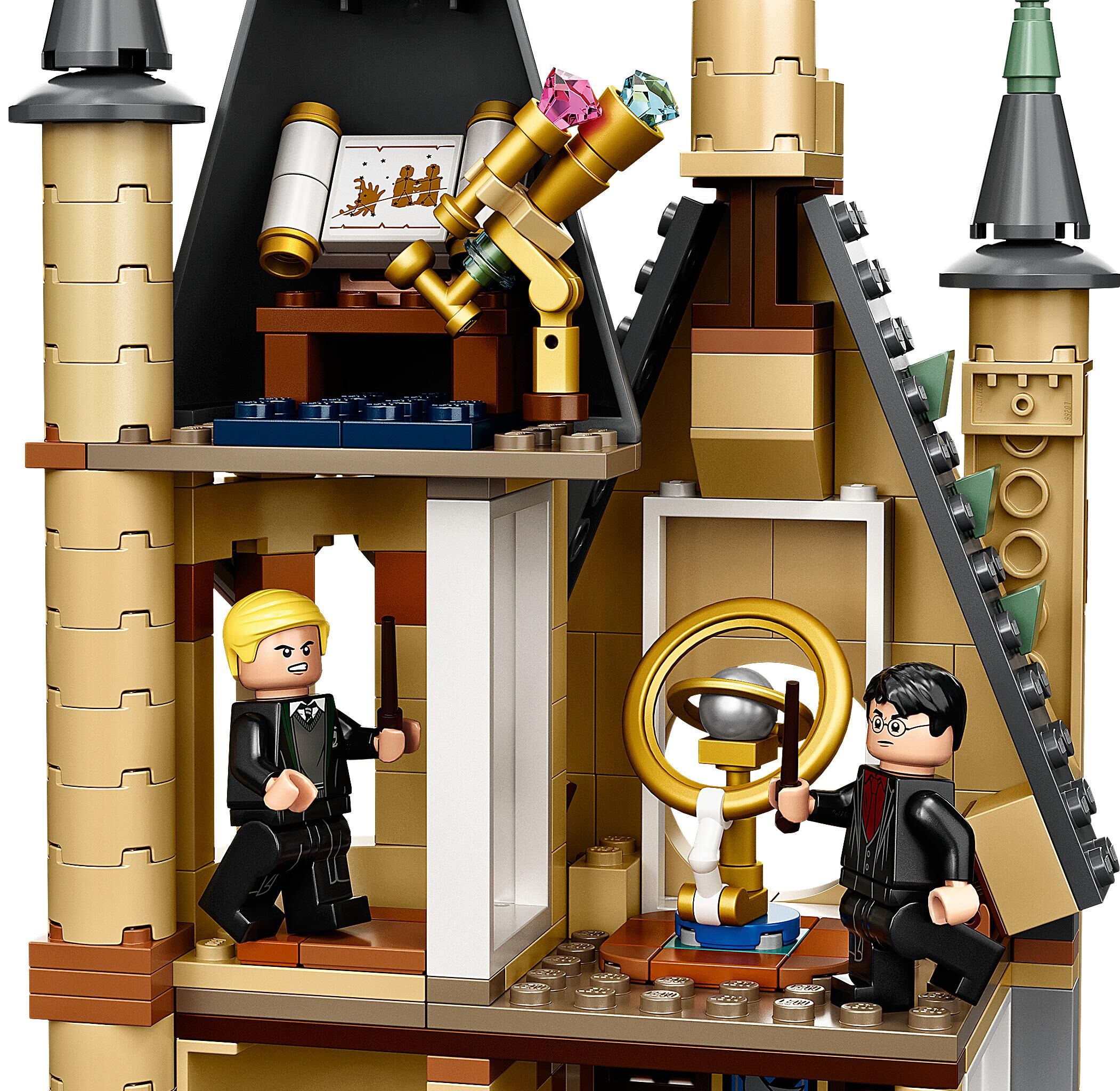 LEGO Harry Potter Hogwarts Astronomy Tower 75969, Castle Toy Playset with 8  Character Minifigures including Harry Potter and Draco Malfoy, Wizarding