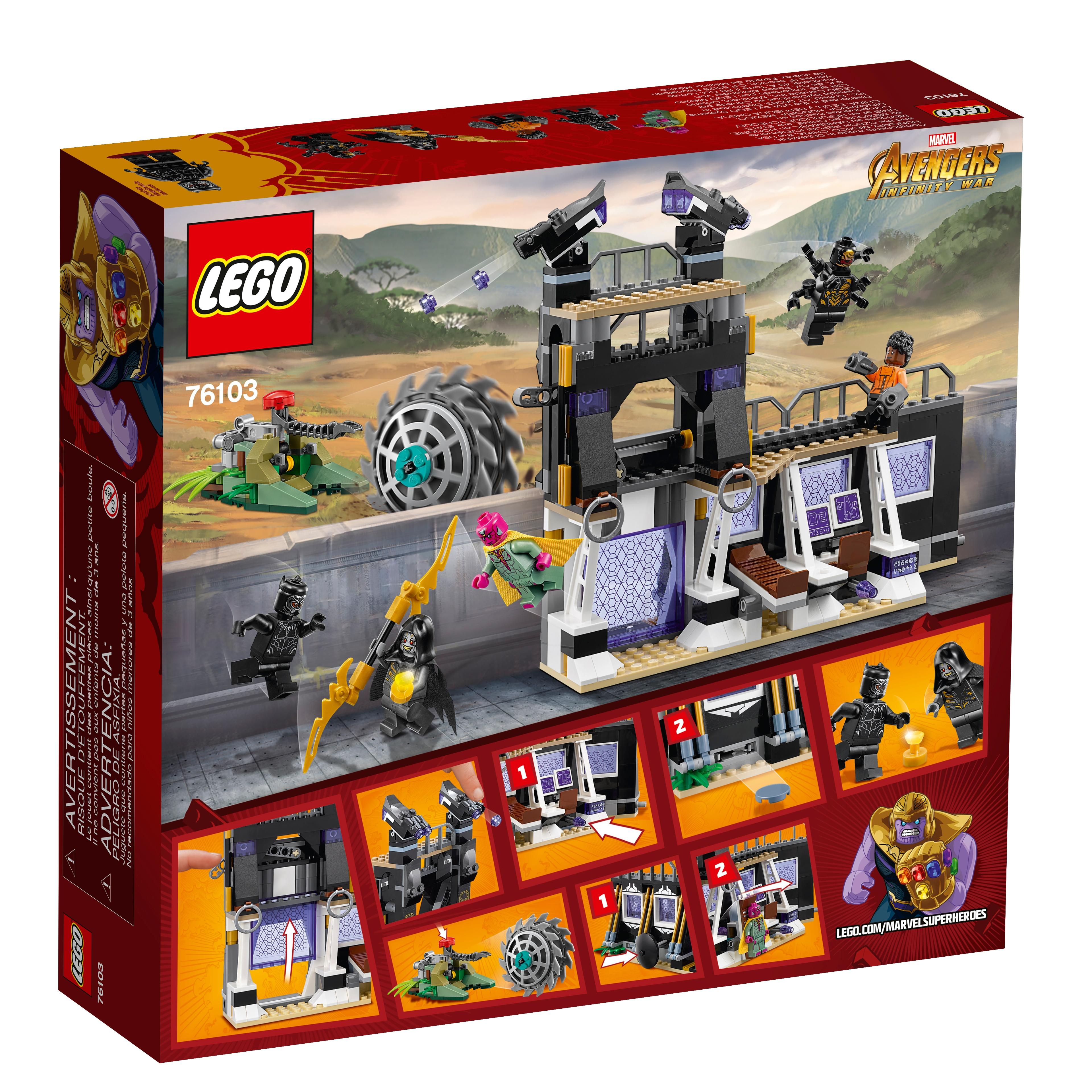 NEW LEGO BLACK PANTHER FROM SET 76103 AVENGERS INFINITY WAR (sh466)