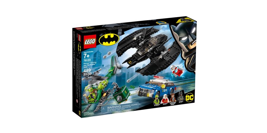 LEGO DC Comics Super Heroes Batman Batwing and The Riddler Heist 76120 (489  Pieces)