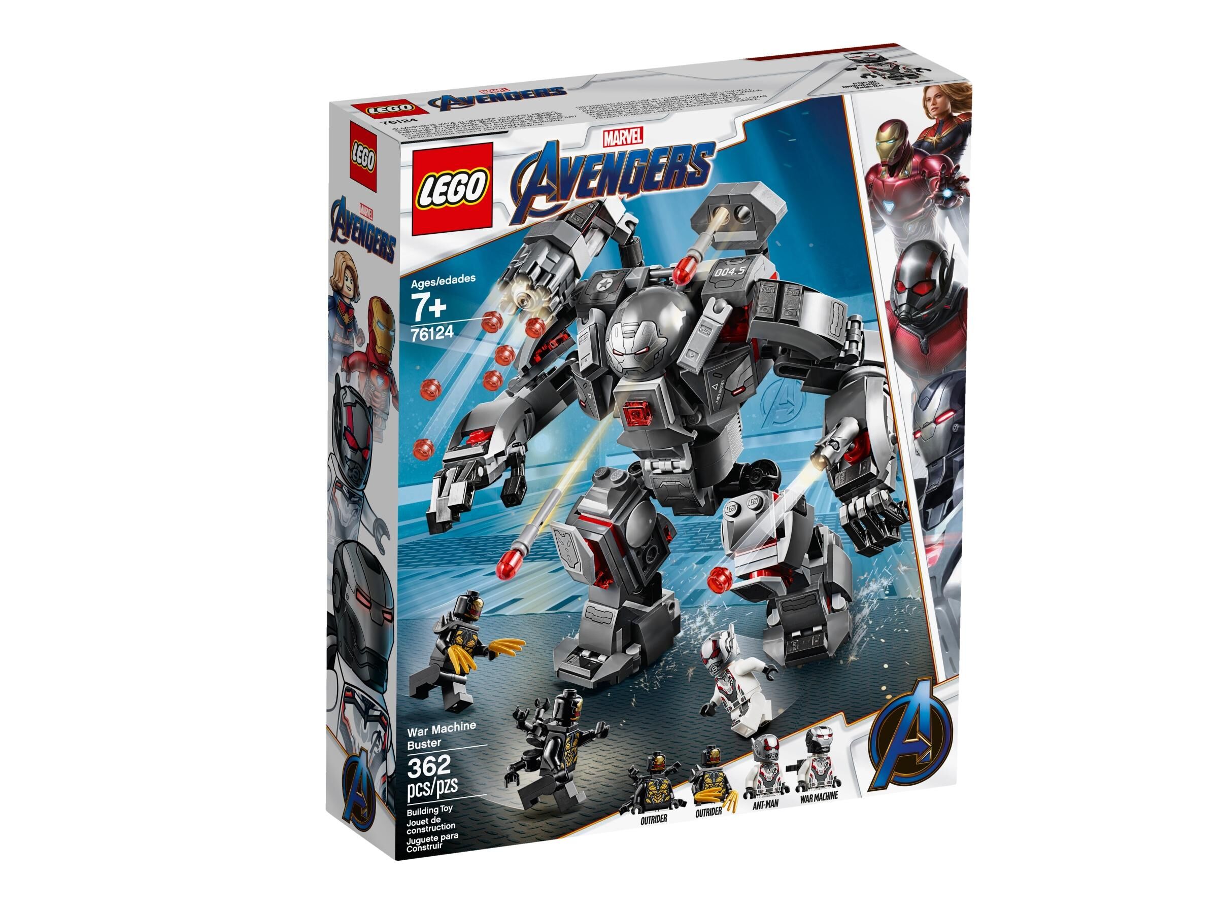 Lego avengers endgame store sets war machine